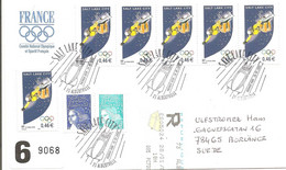 2002 FDC Albertville: Jeux Olympiques D'Hiver De Salt Lake City (Snowboard Recommandé - Invierno 2002: Salt Lake City - Paralympic