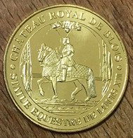 41 BLOIS CHÂTEAU ROYAL STATUE DE LOUIS XII MDP 2018 MÉDAILLE MONNAIE DE PARIS JETON TOURISTIQUE MEDALS COINS TOKENS - 2018