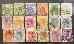 Lotje 18 Zegels Hong Kong Used - Autres & Non Classés