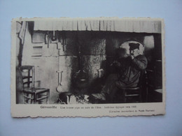 Gérouville  Intérieur Typique Vers 1900   Une Bonne Pipe Au Coin De L'âtre. (Collection Documentaire Du Musée Gaumais) - Meix-devant-Virton