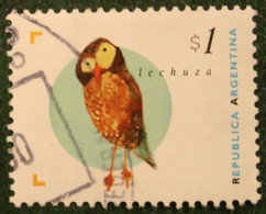 1$ Owl Eule Bird Vogel Oiseau Pajaro 1995 Mi 2266 Yv 1889 Gestempelt Used Oblitere ARGENTINA ARGENTINE ARGENTINIE - Oblitérés