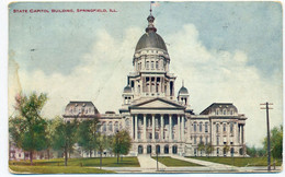 STATE CAPITOL BUILDING SPRINGFIELD ILLIMOIS (1)  -  1911. - Springfield – Illinois