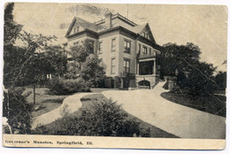 Governor's Mansion  -  Springfield  -   ILLINOIS  -  1911. - Springfield – Illinois