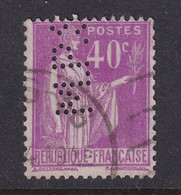 Perfin/perforé/lochung France No 281 M.P.S  Ets Ebstein Aine - Andere & Zonder Classificatie
