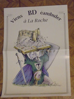 Salon B.D. La Roche 1996 Affiche Promotionnelle   Format 29 X 42 Pecquet Bon Etat - Afiches & Offsets