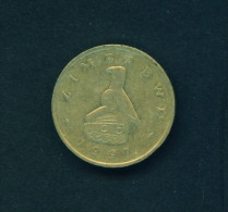 ZIMBABWE  -  1997  $2  Circulated Coin - Simbabwe