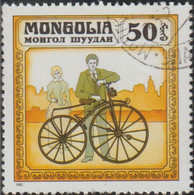 Mongolia 1982 Scott 1236 Sello * Bicicletas Michaux 1863 Michel 1461 Yvert 1236 Stamps Timbre Mongolie Briefmarke - Mongolia