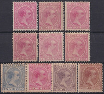 1894-108 CUBA SPAIN ANTILLES 1894 ALFONSO XIII PELON 1/2m-20c. MH-NO GUM. - Prefilatelia