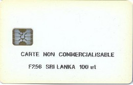 SRILANKA : T03 F256 SRI LANKA 100ut White Si5 CARTE NON COMERCIAL MINT - Sri Lanka (Ceilán)