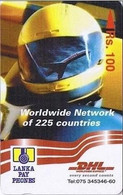 SRILANKA : 37B 100 DHL Worldwide Network USED - Sri Lanka (Ceilán)