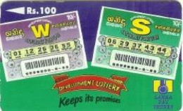 SRILANKA : 36B 100 Development Lottery USED - Sri Lanka (Ceilán)