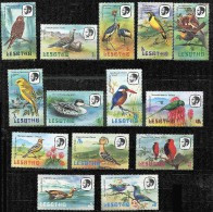 LESOTHO Oiseaux, Rapaces; Birds, Vögel, Yvert 442/55.  ** Neuf Sans Charniere MNH. - Collections, Lots & Series