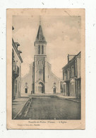 Cp , 86 , NEUVILLE DE POITOU , En Poitou , L'église , Voyagée 1907 - Neuville En Poitou