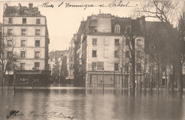 Paris * 7ème * Carte Photo * La Rue St Dominique Et Rue Fabert * Inondation Crue * Photographe Emile DELETANG - Paris (07)
