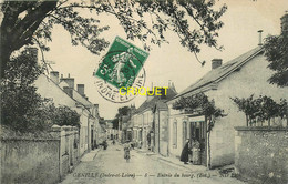 37 Génillé, Entrée Du Bourg, Affranchie 1908 - Genillé