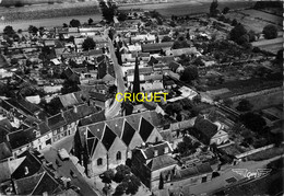 37 Neuillé Pont-Pierre, L'Eglise, Belle Vue Aérienne Du Centre Bourg - Neuillé-Pont-Pierre