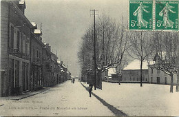 Delcampe - -dpt Div.-ref-AV517- Isère - Les Abrets - Place Du Marché En Hiver - Effet De Neige - - Les Abrets