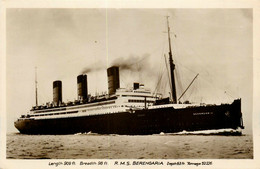 R.M.S. RMS BERENGARIA * 2 Cartes Photos * Bateau Paquebot - Paquebote