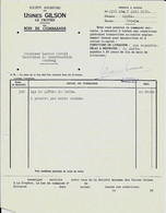 LA CROYÈRE  -  SA Des Usines GILSON  1950 - Andere & Zonder Classificatie