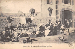 43-GROUPE DE DENTELLIERES AU PUY - Le Puy En Velay