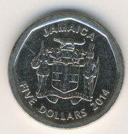 JAMAICA 2014: 5 Dollars, KM 163 - Jamaica