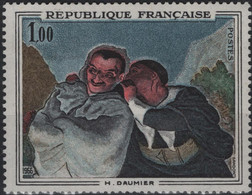 FRANCE Poste 1494 ** MNH Tableau Crispin Et Scapin De Daumier - Unused Stamps
