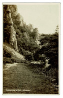 Ref 1455 - Early Real Photo Postcard - Tissington Spires Dovedale Derbyshire Peak District - Derbyshire