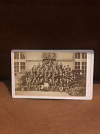 Metz * RARE CDV Photo 1869 Albumine * école Collège St Clément  * Fanfare Classe 1870/71 * Photographe L. Krier & Cie - Metz