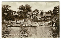 Ref 1457 - 1912 Postcard - Eccleston Ferry On The River Dee - Chester Cheshire - Chester