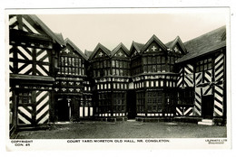 Ref 1457 - Real Photo Postcard - Court Yard - Moreton Old Hall Near Congleton Cheshire - Altri & Non Classificati