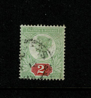 Ref 1457 - 1887-1892 GB Victoria 6d Jubilee - Acton High St Postmark - Used Stamp - SG 208 - Usati