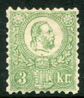 HUNGARY 1871 3k.  Lithographed, LHM / *.  Michel 2 - Ongebruikt