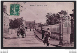 CPA 76 Yvetot Rue De La Gare - Yvetot