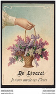 CPA 14 De Livarot Je Vous Envoie Ces Fleurs - Livarot