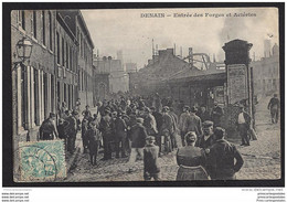 CPA 59 Denain Entrée Des Forges Et Acieries - Denain