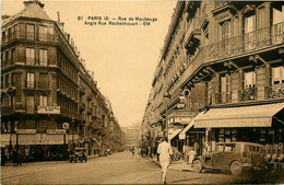 Paris * 9ème 15ème * Rue De Maubeuge * Angle Rue Rochechouart * Café * Débit De Tabac * Automobile Voiture Ancienne - Distretto: 09