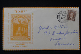 CANADA - Enveloppe De L 'Exposition Philatélique De Montréal En 1938 Pour Yvert Et Tellier à Amiens - L 86653 - Covers & Documents