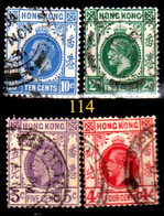 HONG-KONG-114 - Valori Di Giorgio V (o) Used - Qualità A  Vostro Giudizio. - Used Stamps