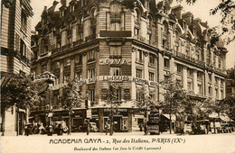 Paris * 9ème * Academia GAYA , Cours De Langues * 2 Rue Des Italiens - Distretto: 09