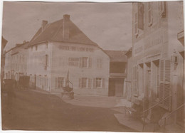 Photo Originale XIXème Album DORNES 71 Saone Et Loire MATOUR Boulangerie Hôtel Du Lion D'or Canard Félix - Old (before 1900)