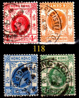 HONG-KONG-118 - Valori Di Giorgio V (o) Used - Qualità A  Vostro Giudizio. - Used Stamps