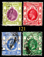 HONG-KONG-121 - Valori Di Giorgio V (o) Used - Qualità A  Vostro Giudizio. - Used Stamps