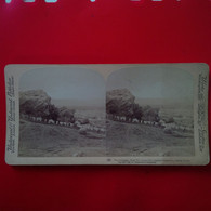 PHOTO STEREO GRECE L AREOPAGE COLLINE DE MARS - Stereoscoop