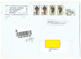 BULGARIA REGISTERED MAIL TO ITALY - Brieven En Documenten