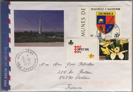 Nouvelle Calédonie - Hienghene - Lettre Pour La France - 2 Août 1996 - Used Stamps