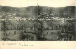 Vic Sur Cère * Vue Générale Du Village * Cpa Stéréo - Sonstige & Ohne Zuordnung