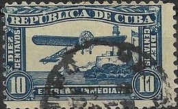 1914 Express Mail - 5c - Bleriot XI And Morro Castle FU - Francobolli Per Espresso