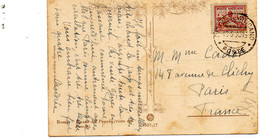 Poste Vaticane. Timbre N° 32 Sur Carte Postale Vers La France - Briefe U. Dokumente