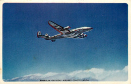 Avion * Aviation * LOCKHEED CONSTELLATION De La Compagnie American Overseas Airlines - 1946-....: Moderne