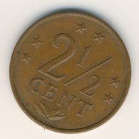 NETHERLAND ANTILLAS 1975: 2 1/2 Cents, KM 9 - Nederlandse Antillen